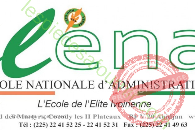 Concours ENA 2023-2024 Côte d’ivoire: Procedure d’inscription en ligne ENA 2023
