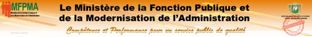 Infos Concours direct 2024-2025 MFPRA Côte d'Ivoire