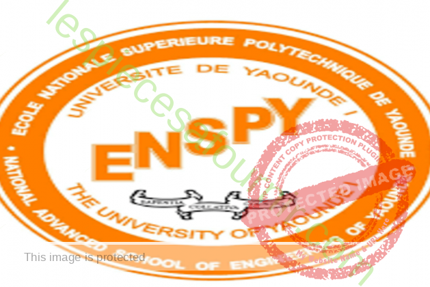 Concours ENSPY Yaoundé 2023-2024